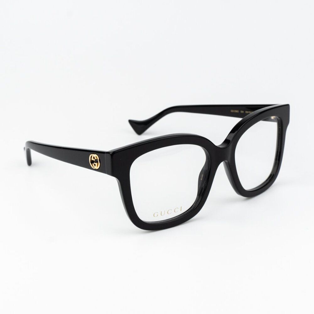 Gucci Men Eyeglasses Black Square GG1258O 004 BRAND NEW